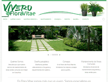 Tablet Screenshot of floravitaecr.com
